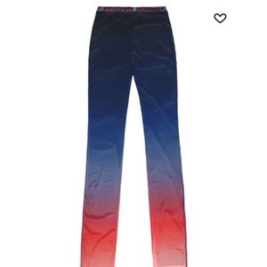 Ottolinger Gradient Mesh Straight-Leg Leggings